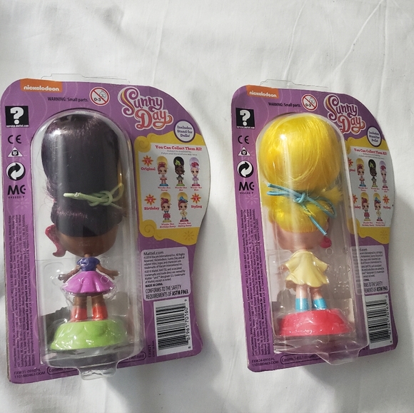 : 2 NEW  Sunny Day Wonder Bun toy Dolls rox and styling sunny - Picture 2 of 8